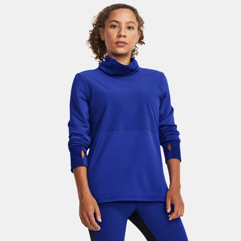 Women's Under Armour QUnder Armourlifier Cold Funnel Neck Team Royal / Reflective M